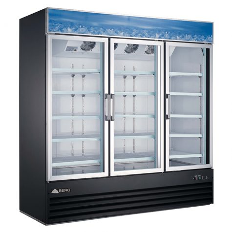 Berg 4 Sided 2 Door Pass Through Countertop Refrigerated